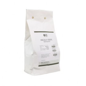Argilla verde ventilata 1.000 gr da utilizzare in impacco o maschera