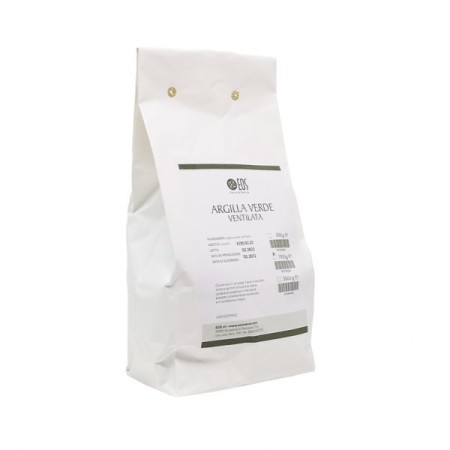 Argilla verde ventilata 1.000 gr da utilizzare in impacco o maschera
