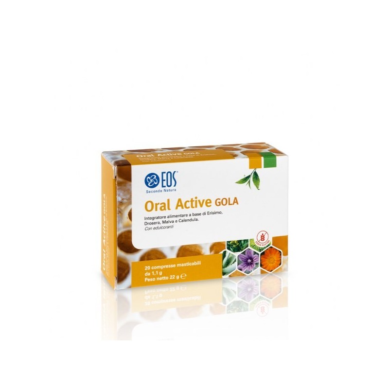 Oral active throat 20 žvýkacích tablet