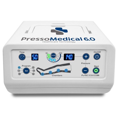 Pressotherapie pressotherapie pressomedical 6.0 ein bein mit 1 bein