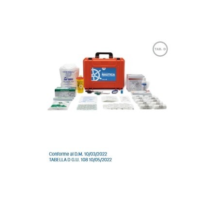 D-kit, trousse de premiers secours pour usage nautique tableau d