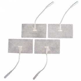Drahtelektroden für Elektrostimulation und rechteckige Spannungen, 45mm x 65mm 4 Stk.