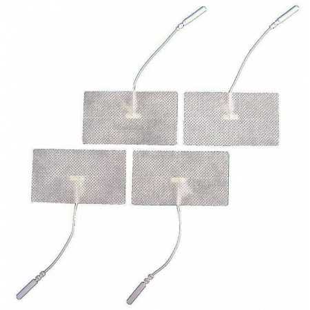 Drahtelektroden für Elektrostimulation und rechteckige Spannungen, 45mm x 65mm 4 Stk.