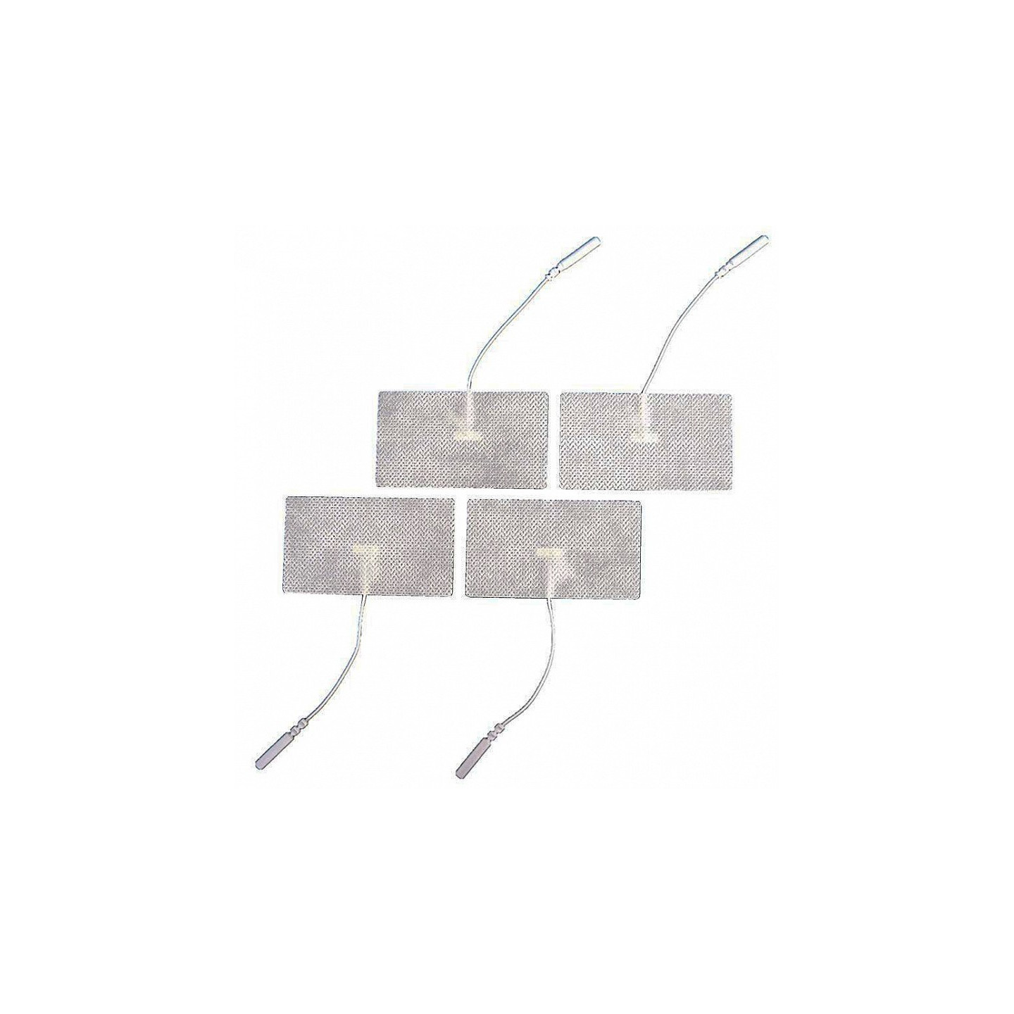 Drátové elektrody pro elektrostimulaci a obdélníkové desítky, 45mm x 65mm 4 kusy.