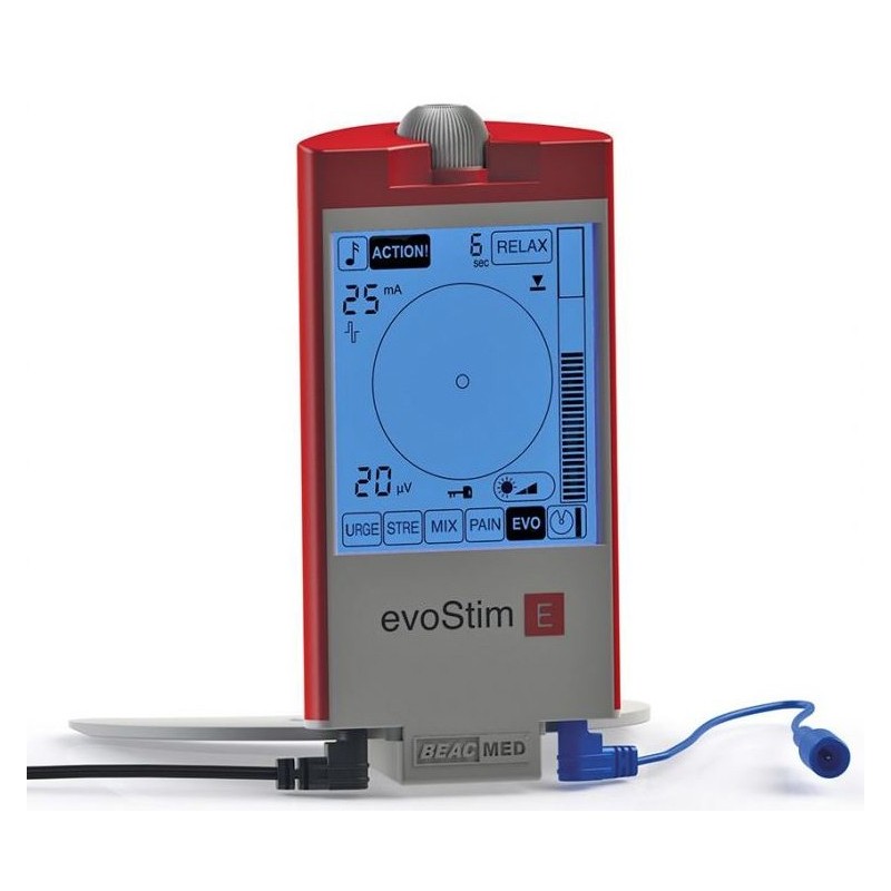 Perinealer elektrostimulator mit emg-biofeedback für inkontinenzsack evostim e