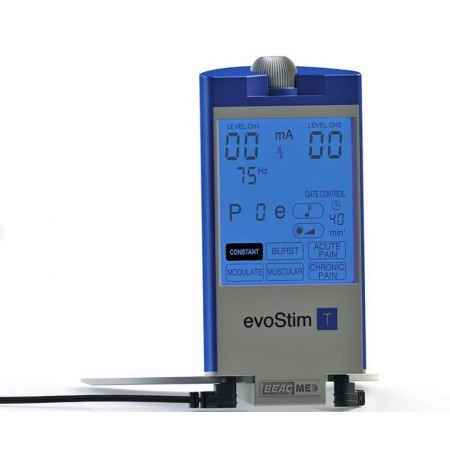 Beac evostim t dobbeltkanals tens og nms smerte- og muskel-elektrostimulator