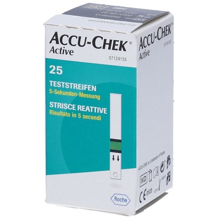 Accu-chek aktív csíkok (25 db)