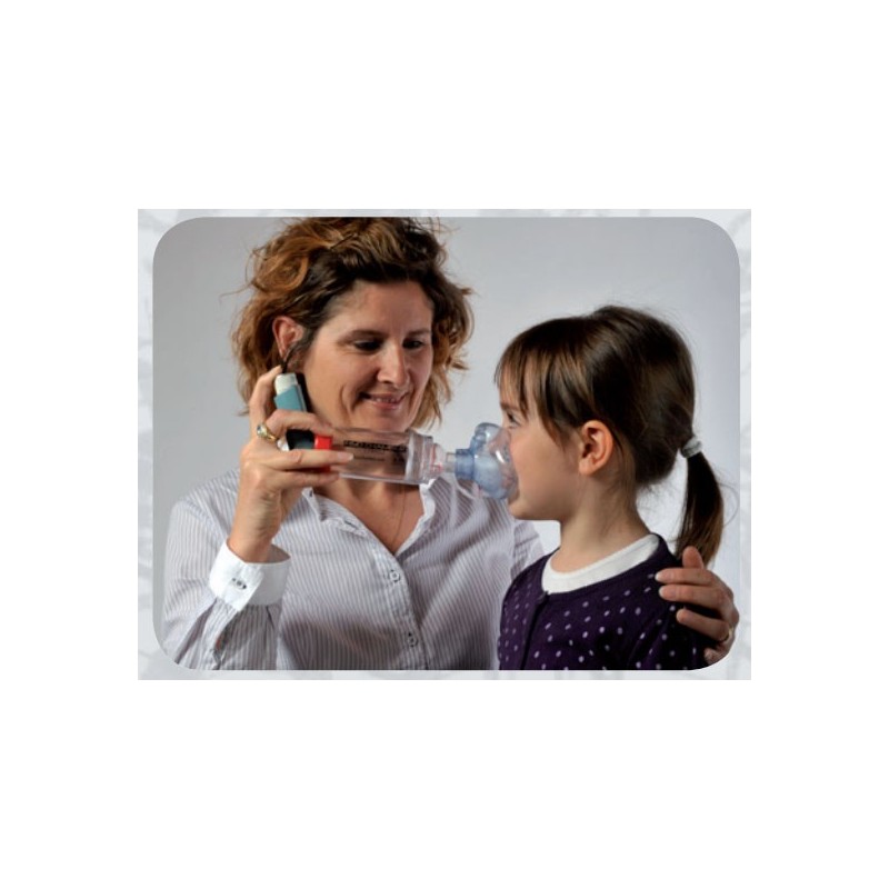 Fisiochamber vision plus spacer - panda masker 0-3 jaar