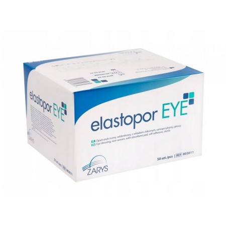 Parche ocular estéril elastoporeye 6,5 x 9,5 cm - 50 uds.