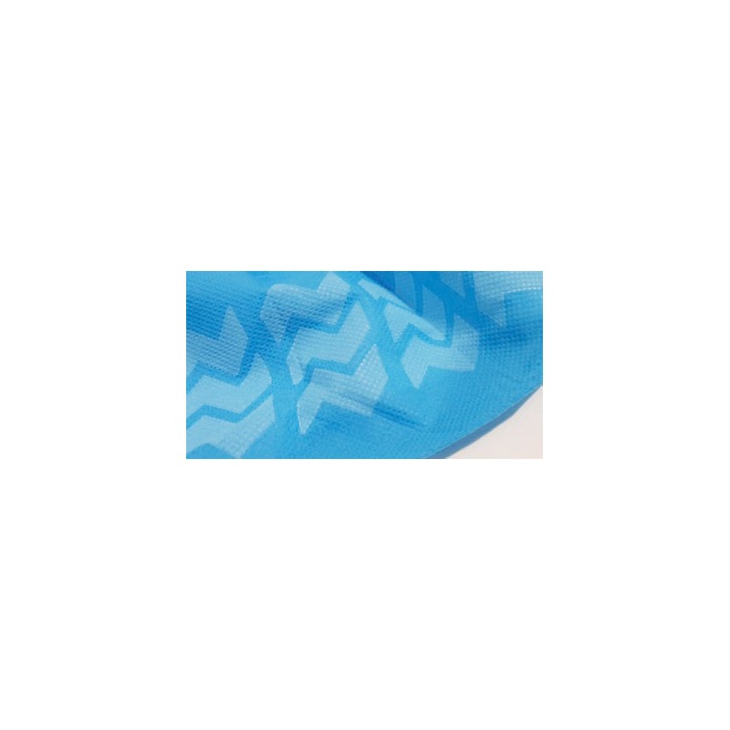 Light blue non-slip shoe covers in breathable non-woven fabric with anti-slip - 100 pieces