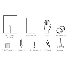 Steriles katheterisierungsset - 1 kit