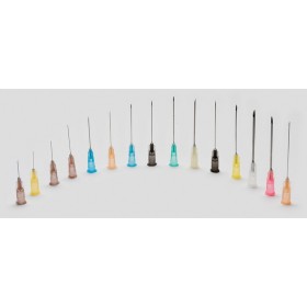 25g aiguilles hypodermiques stériles dispofine 0,5 x 16 mm orange - 100 pcs.