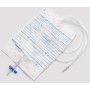 Urinbeutel 2000 ml mit 90 cm Schlauch und Anti-Reflux-Ventil - Packung 10 Stk.