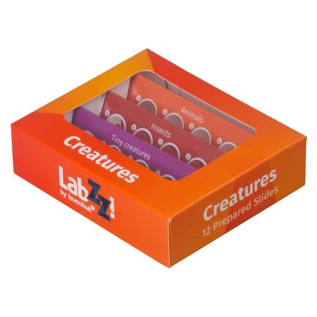Levenhuk labzz c12 set di vetrini preparati animali