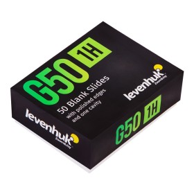 Vetrini vuoti levenhuk g50 1h a una cavità, 50 pz.
