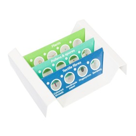 Set de flora de descubrimiento levenhuk con 12 portaobjetos preparados