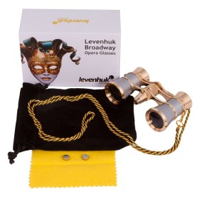 Binocolo da teatro levenhuk broadway 325f (con luce led e cordoncino da collo)