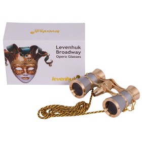 Binocolo da teatro levenhuk broadway 325f (con luce led e cordoncino da collo)
