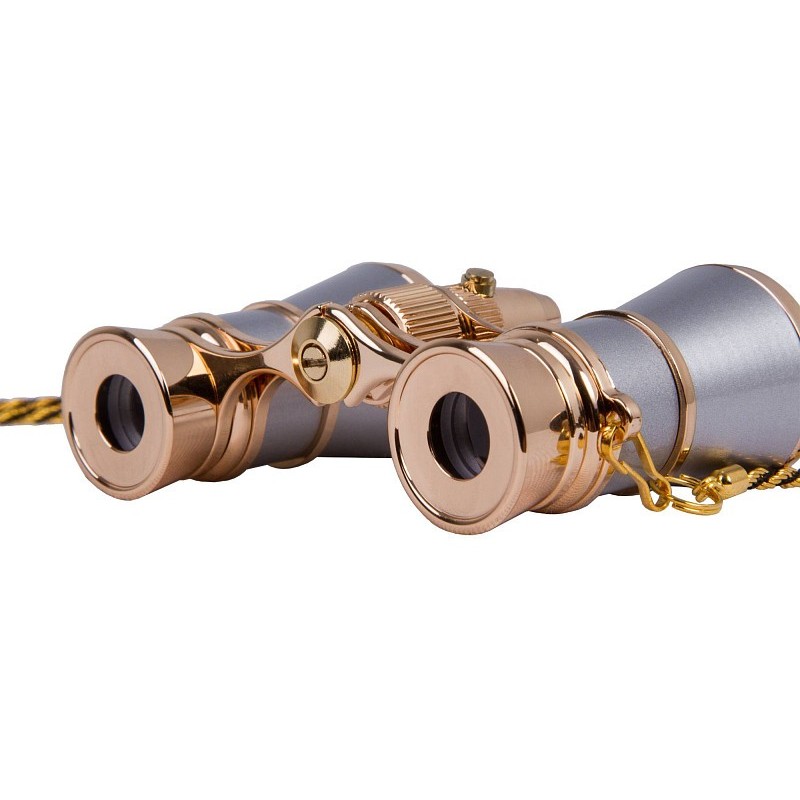 Binocolo da teatro levenhuk broadway 325f (con luce led e cordoncino da collo)