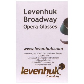 Binocolo da teatro levenhuk broadway 325f (con luce led e cordoncino da collo)