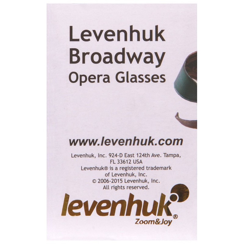 Binocolo da teatro levenhuk broadway 325f (con luce led e cordoncino da collo)