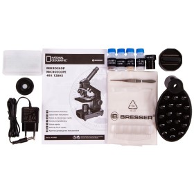 Microscop bresser national geographic 40–1280x cu suport pentru smartphone