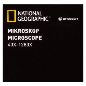 Microscopio bresser national geographic 40-1280x con soporte para smartphone