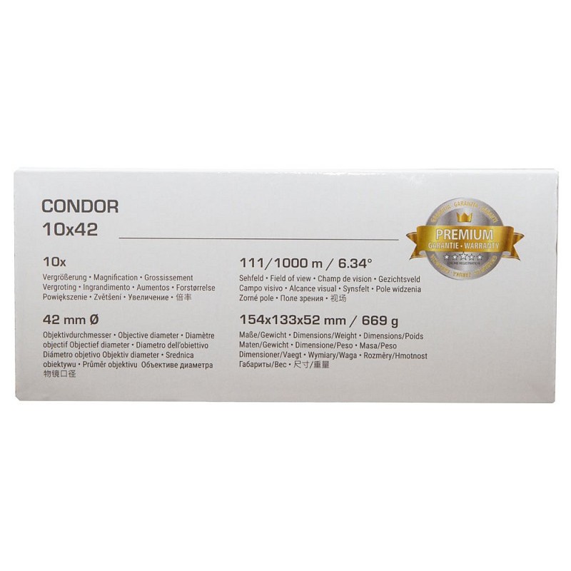 Jumelles bresser condor ur 10x42
