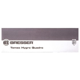Bresser temeo hygro quadro thermometer & hygrometer, zwart