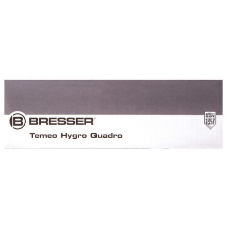 Bresser temeo hygro quadro thermometer & hygrometer, black