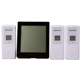 Bresser temeo hygro quadro thermometer & hygrometer, schwarz