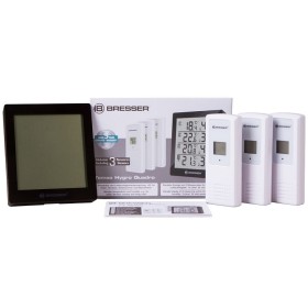 Bresser temeo hygro quadro termometro e igrometro, nero