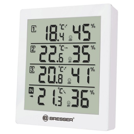 Bresser Temeo Hygro Quadro Weather Station, black
