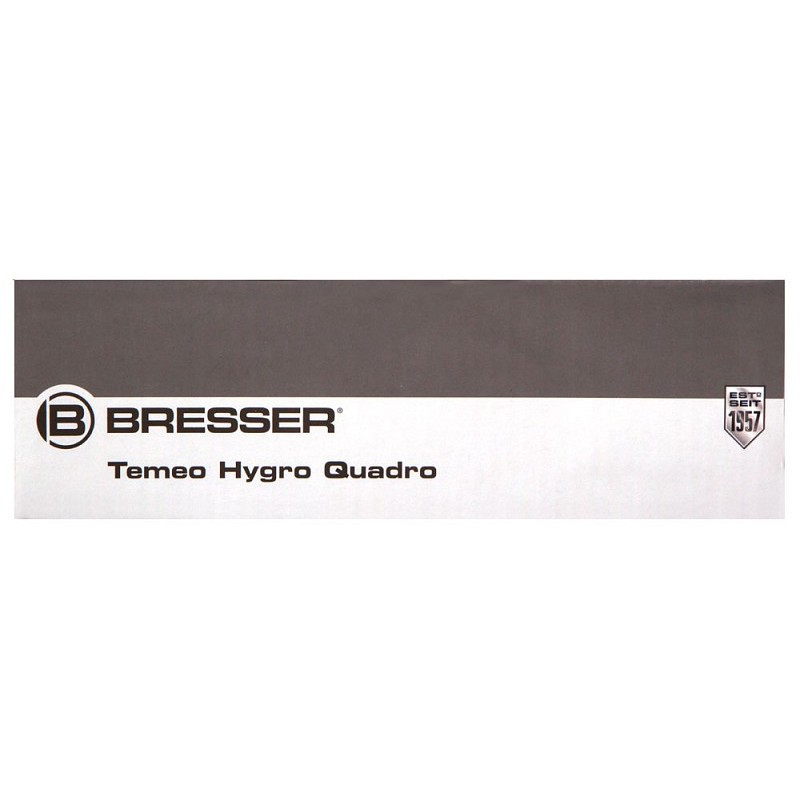 Bresser temeo hygro quadro wetterstation, schwarz
