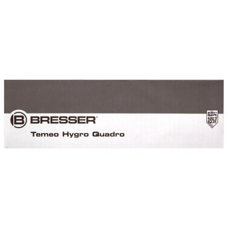 Estación meteorológica bresser temeo hygro quadro, negro