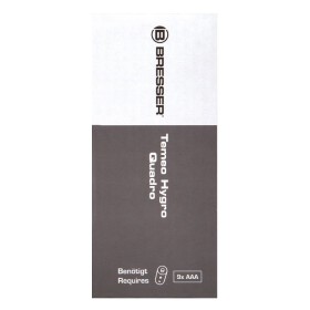 Station météo bresser temeo hygro quadro, noir