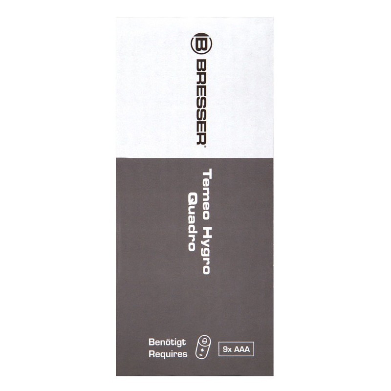 Bresser temeo hygro quadro meteostanice, černá