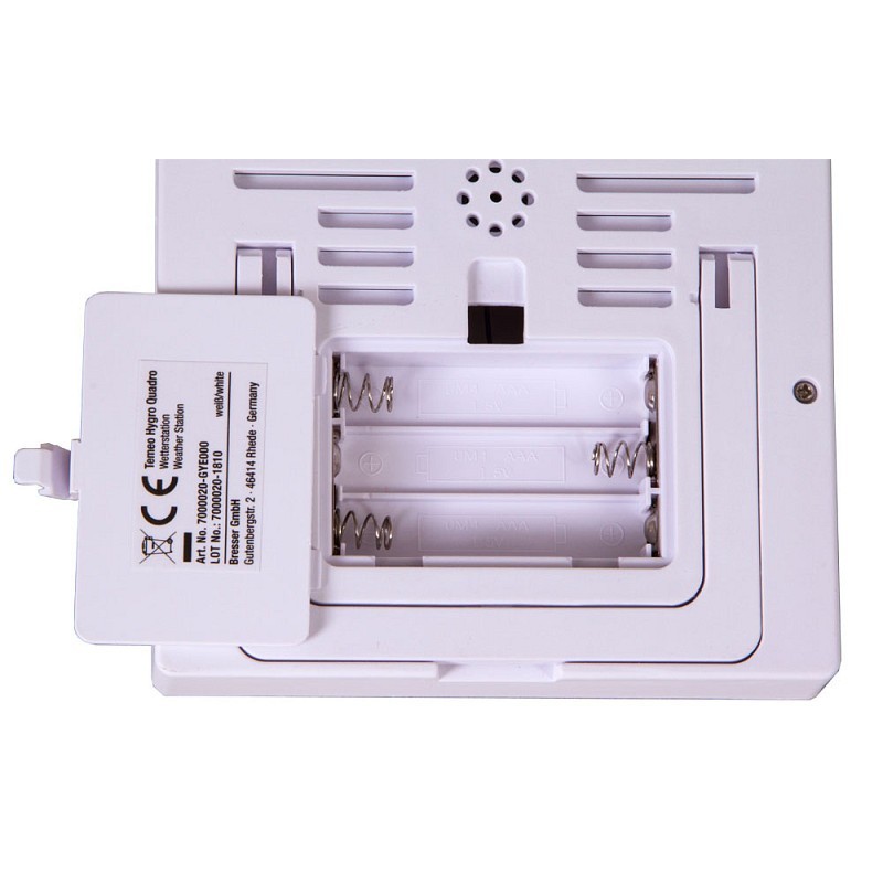 Station météo bresser temeo hygro quadro, noir