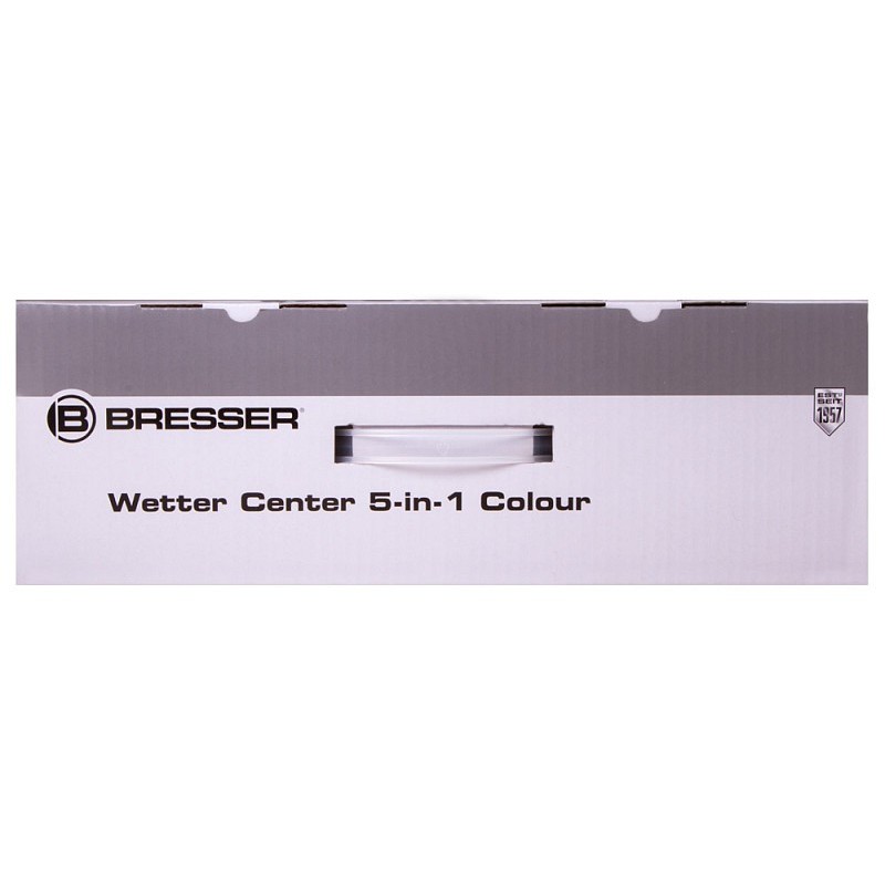 Bresser 5-in-1 weerstation met kleurendisplay, zwart