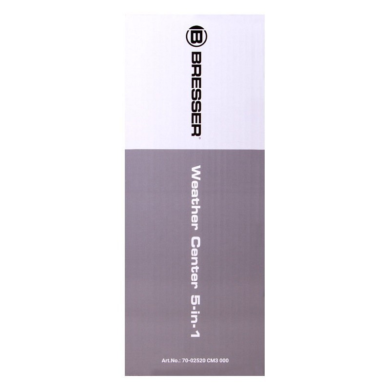 Estación meteorológica bresser 5 en 1 con pantalla a color, negro