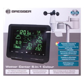 Bresser 5-in-1 weather station with colour display, black