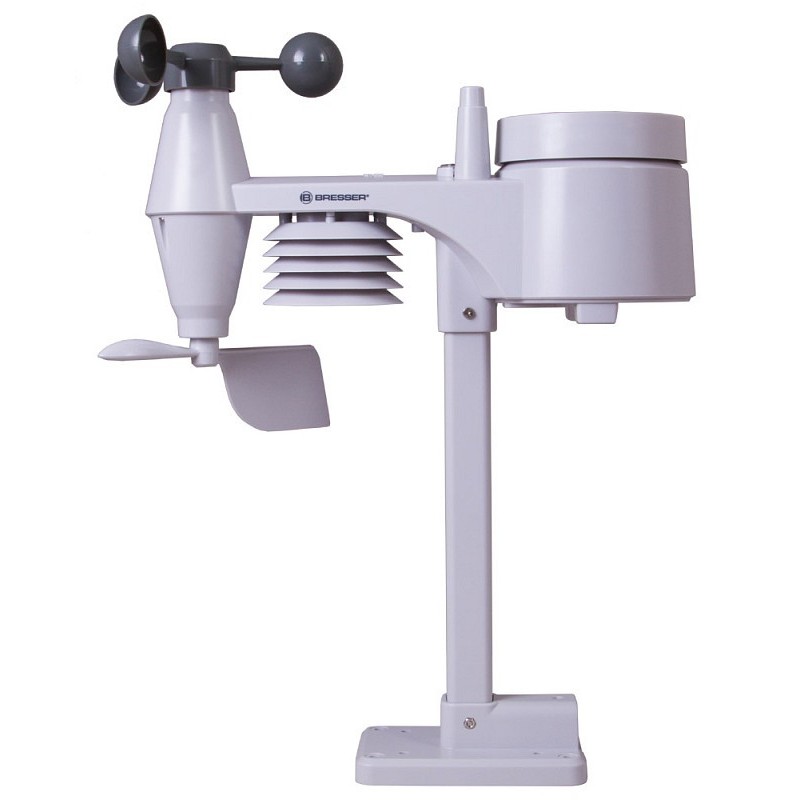 Bresser 5-in-1 weather station with colour display, black