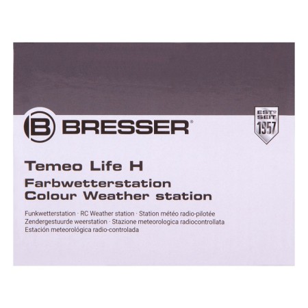 Estación meteorológica bresser temeo life h color, negro