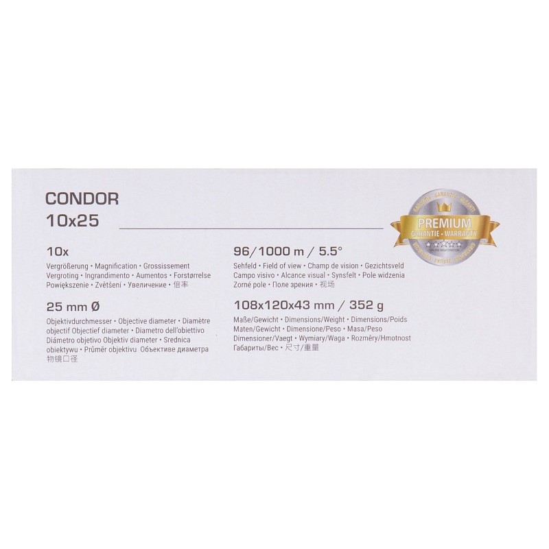 Bresser condor 10x25 ur binoculars
