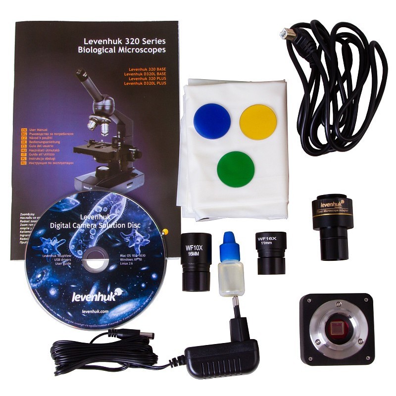 Microscop monocular digital levenhuk d320l plus 3.1m
