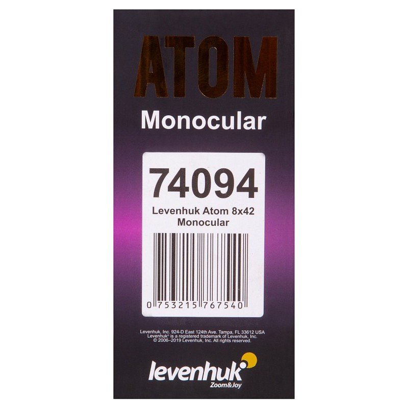 Monoculaire levenhuk atom 8x42