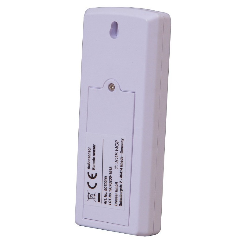 Bresser national geographic thermo-hygrometer met 4 onafhankelijke metingen, zwart