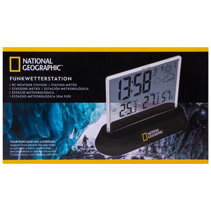 Bresser national geographic weather station, translucent