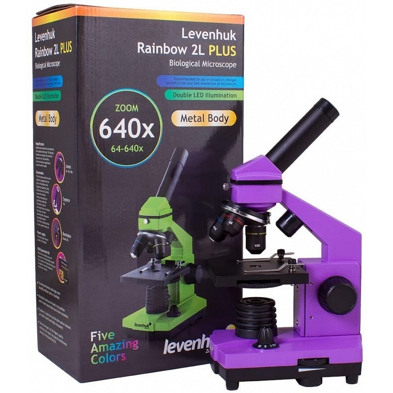 Microscopio levenhuk rainbow 2l