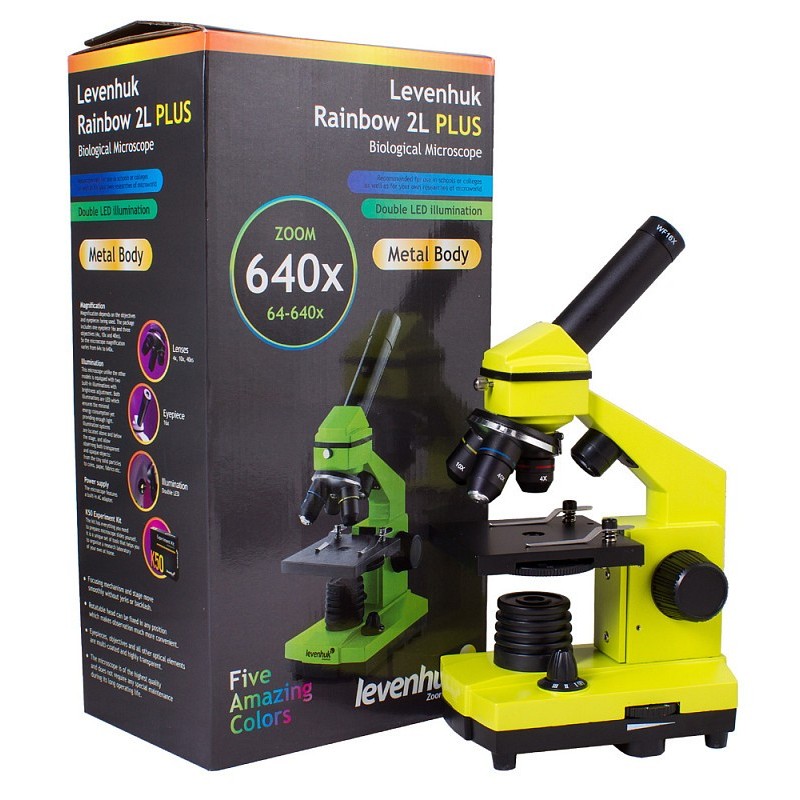 Levenhuk rainbow 2l plus microscoop